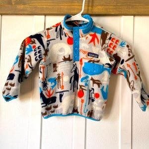 Patagonia kids patterned fleece.